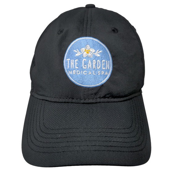 Ahead Men's Strapback Hat Medical Spa Cap Black Mid Fit Embroidered Logo - Picture 1 of 12